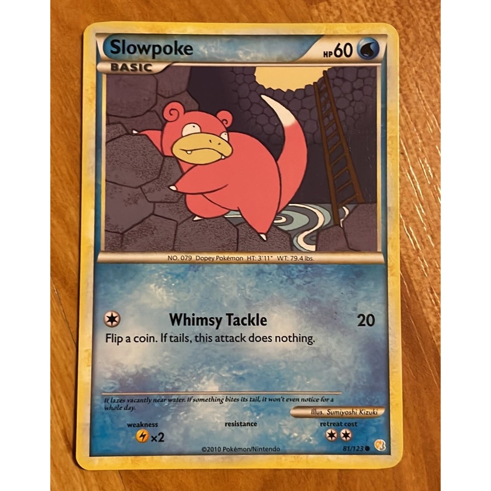 Slowpoke Pokémon‎ Card